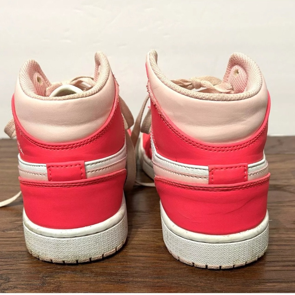 Nike Air Jordan‎ 1 Mid Fierce Pink size 7 Barbie Sneakers shoes - Picture 10 of 15